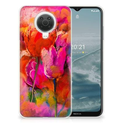 Hoesje maken Nokia G20 | G10 Tulips Hoesje maken Nokia G20 | G10 Tulips