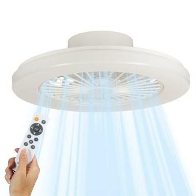 LED's Light plafondventilator met verlichting 48 cm - Ventilatiesnelheid en bediening met afstandsbediening - Wit