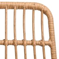 Tuinstoelen 2 st 48x62 84 cm PE-rattan - thumbnail