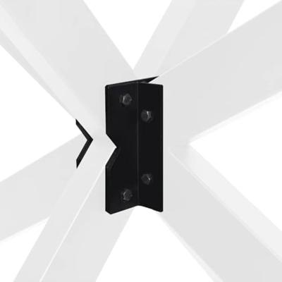 Eettafelpoot spider vorm 85x85x(72-73) cm staal wit Eettafelpoot spider vorm 85x85x(72-73) cm staal wit