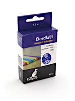 Schoolbordkrijt calico 12 st stofvrij ass - thumbnail