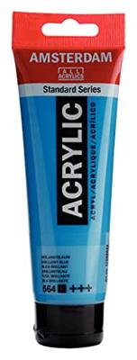 Royal Talens Amsterdam Acrylverf 120 ml - Briljantblauw 564