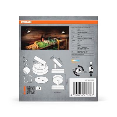 OSRAM HOMELIGHTING NIGHTLUX ROUND 830 DIM USB Black 4099854478826 Wandlamp 1.80 W Zwart OSRAM HOMELIGHTING NIGHTLUX ROUND 830 DIM USB Black 4099854478826 Wandlamp 1.80 W Zwart