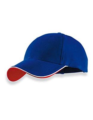 Atlantis AT602 Pilot Piping Sandwich Cap - Natural/Navy/Natural - One Size