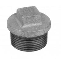 Kirchhoff Smeedbare ijzeren plug, verzinkt, 1"ET, (290) - 989803055 - thumbnail