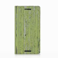 Nokia 2.1 2018 Book | Wallet Case | Green Wood - thumbnail