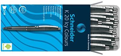 Schneider Schreibgeräte K 20 Icy Colours 132001 Balpen 0.5 mm Kleur inkt: Zwart 1 stuk(s)