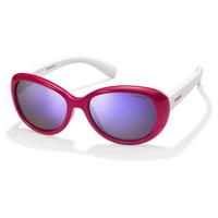 Polaroid zonnebril 8004/S roze/wit - thumbnail