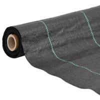 VidaXL Worteldoek 1x50 m polypropeen zwart - thumbnail