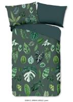 Good Morning Dekbedovertrek "bladeren" - Groen - (240x200/220 cm) - Katoen - thumbnail
