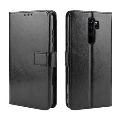 Voor Xiaomi Redmi Note 8 Pro retro Crazy Horse textuur horizontale Flip lederen draagtas met houder & kaartsleuven & fotolijstjes (zwart) Voor Xiaomi Redmi Note 8 Pro retro Crazy Horse textuur horizontale Flip lederen draagtas met houder & kaartsleuven & fotolijstjes (zwart)