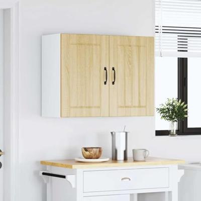 Keukenbovenkast Lucca bewerkt hout sonoma eikenkleurig