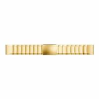 By Qubix - Stainless steel schakelband - Goud - Compatible met Garmin Instinct E - 40mm - Compatible Garmin bandje - Bandbreedte: 20mm - thumbnail