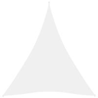 Zonnescherm driehoekig 5x6x6 m oxford stof wit - thumbnail