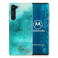 Hoesje maken Motorola Edge Painting Blue - thumbnail
