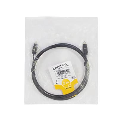 LogiLink CA1008 Toslink Audio Aansluitkabel 2.00 m Zwart (mat)