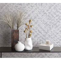 Noordwand Botanica Behang met rotan vlechtwerk 33314 - thumbnail