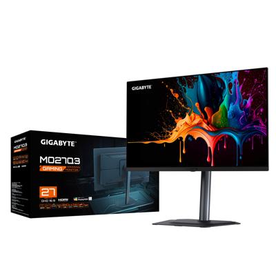 GIGABYTE MO27Q3 computer monitor 68,6 cm (27") 2560 x 1440 Pixels Quad HD QD-OLED Zwart