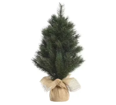 Mini kerstboom tafelboom Malmo miniboom h45 cm groen/wit Everlands - Everlands Mini kerstboom tafelboom Malmo miniboom h45 cm groen/wit Everlands - Everlands