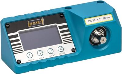HAZET Draaimomenttestapparaat | elektronisch | 1,5-30 Nm 7903E | Draaimomentbereik min-max: 1.5?-?30 Nm| L x B x H: 175 mm x 64 mm x 72 mm - 7903E