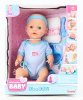 Babypop met Accessoires Simba New Born Baby 43 cm - thumbnail