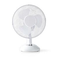 Nedis FNTB10CWT23 Tafelventilator 23 cm Wit - thumbnail