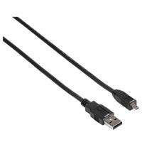 Hama Mini USB 2.0 Kabel A-B Mini 180 cm Zwart - thumbnail