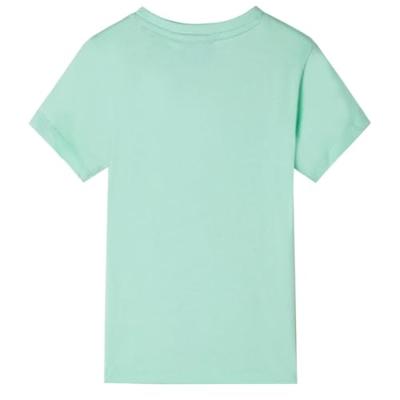 Kindershirt met korte mouwen 128 lichtgroen Kindershirt met korte mouwen 128 lichtgroen