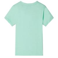 Kindershirt met korte mouwen 92 lichtgroen - thumbnail
