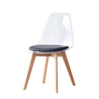 Keukenstoel DKD Home Decor Zwart Multicolour Natuurlijk 30 x 40 cm 54 x 47 x 81 cm - thumbnail