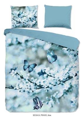 Good Morning dekbedovertrek Peace Blue