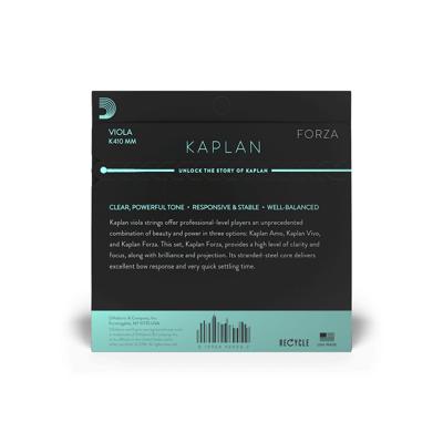 D'Addario K410 SM Kaplan Forza, Short Scale, Medium Tension Altvioolsnarenset D'Addario K410 SM Kaplan Forza, Short Scale, Medium Tension Altvioolsnarenset