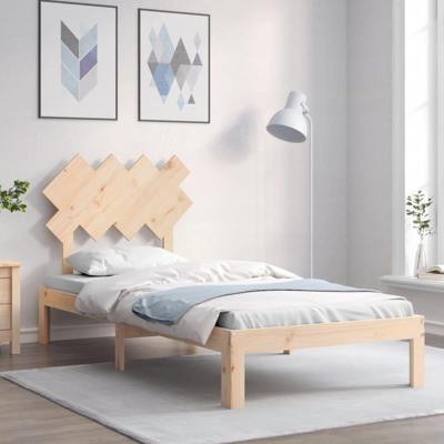 Bedframe zonder matras massief grenenhout 90x200 cm