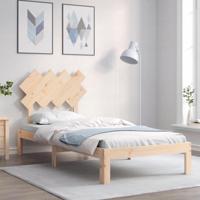 Bedframe zonder matras massief grenenhout 90x200 cm - thumbnail