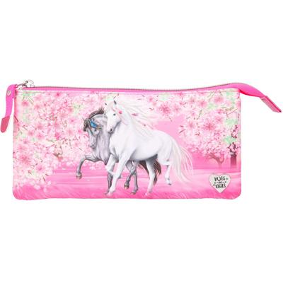 Miss Melody etui Cherry Blossom meisjes 22 cm polyester roze
