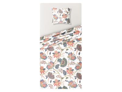 LIVARNO home 3-delig satijnen dekbedovertrekset (roze/bloemen)