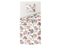 LIVARNO home 3-delig satijnen dekbedovertrekset (roze/bloemen) - thumbnail