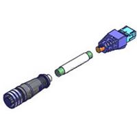 Molex 1201080010 Sensor/actuator adapter M12 Aantal polen (sensoren): 4 Bus, Stekker 1.00 m 1 stuk(s) Piece - thumbnail
