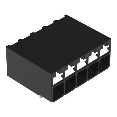 WAGO 2086-1225/300-000 Printklem 1.50 mm² Aantal polen 5 Zwart 1 stuk(s)