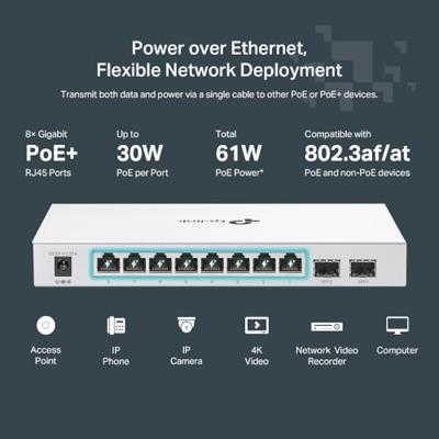 TP-LINK 10P Festa FS310GP Netwerk switch 10 poorten 20 GBit/s TP-LINK 10P Festa FS310GP Netwerk switch 10 poorten 20 GBit/s