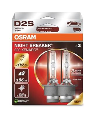 Osram Automotive 66240XN2-2HB Xenonlamp Xenarc Night Breaker 220 D2S 35 W 85 V Osram Automotive 66240XN2-2HB Xenonlamp Xenarc Night Breaker 220 D2S 35 W 85 V
