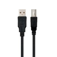 USB 2.0-kabel Ewent EC1003 Zwart - Maat: 5 m - thumbnail
