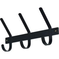 Kapstok Gilbert Zwart 3-haaks - thumbnail