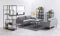 Bendt Salontafel 'Anker' Set van 3 stuks, Marmerlook, kleur Zwart - thumbnail