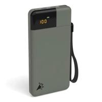 Aqiila Powerbird B10M Powerbank 10000 mAh LiPo USB-A, USB-C Mosgroen - thumbnail