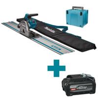 Makita accu invalcirkelzaag - SP001GZ04 - 40V Max - 165mm - excl. accu en lader - AWS zender en geleiderail met tas - in Mbox - thumbnail