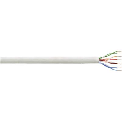 LogiLink CPV0033 Netwerkkabel CAT 6 U/UTP 4 x 2 x 0.205 mm² + 0 2 x 0.205 mm² Grijs 100 m