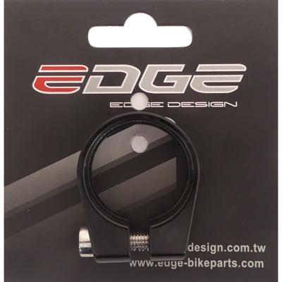 Edge Zadelpenklem ø31.8 aluminium met inbusbout - zwart Edge Zadelpenklem ø31.8 aluminium met inbusbout - zwart