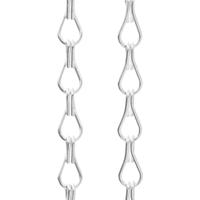 VidaXL Vliegengordijn kettingen 80x221 cm aluminium - thumbnail