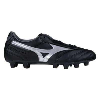 Mizuno Morelia II Pro Gras Voetbalschoenen (FG) Zwart Zilver Mizuno Morelia II Pro Gras Voetbalschoenen (FG) Zwart Zilver